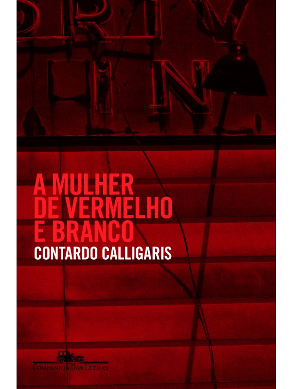 A mulher de vermelho e branco