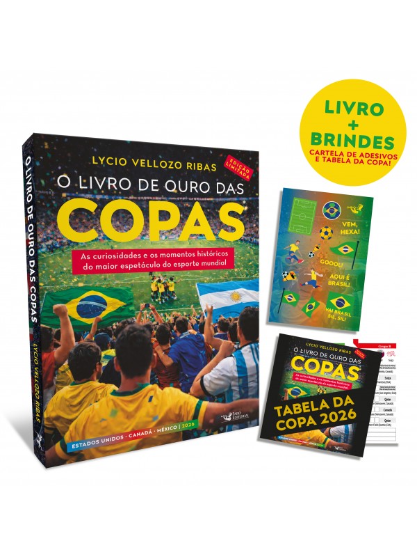 O livro de ouro das copas 2026 – Edição Limitada