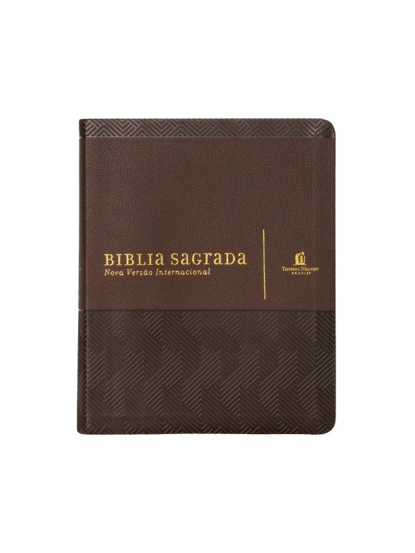 Bíblia NVI, Couro Soft, Marrom, Com Espaço para Anotações, Leitura Perfeita
