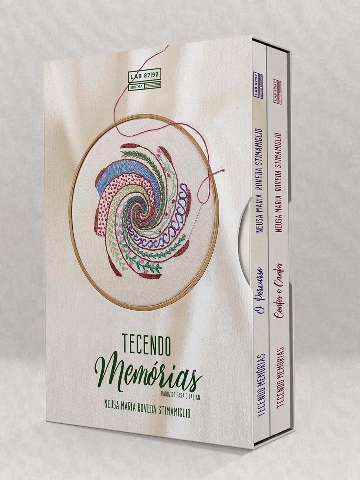 Tecendo Memórias + Marcador artesanal bordado + Mini Bag+ Encarte musical