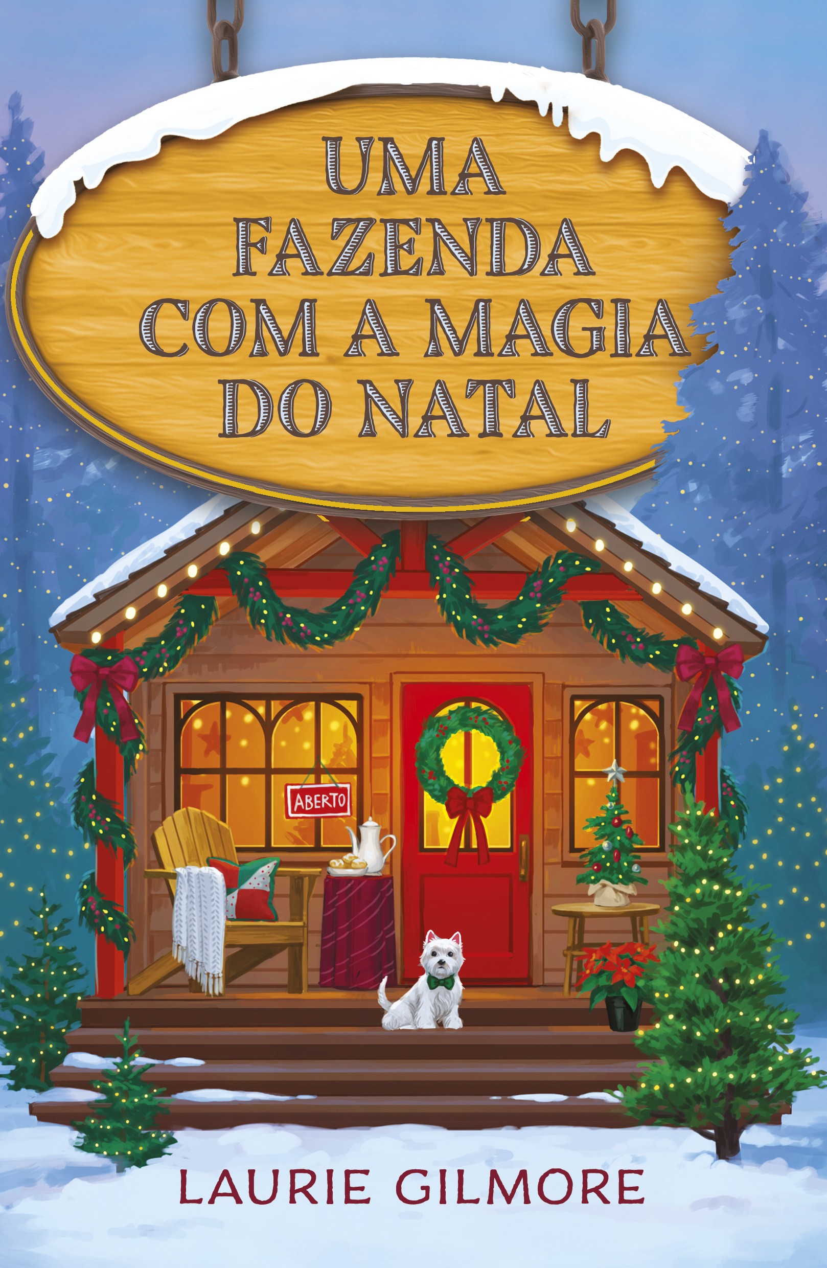 Uma fazenda com a magia do natal